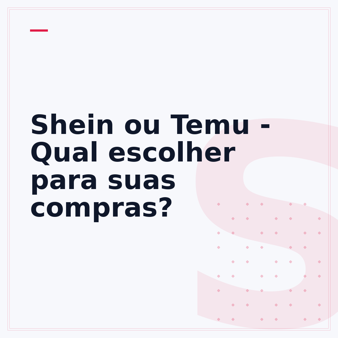 Shein ou Temu - Qual escolher para suas compras?