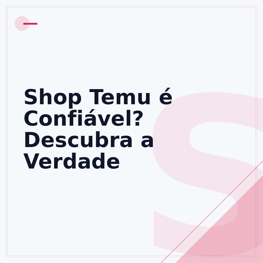 Shop Temu é Confiável? Descubra a Verdade