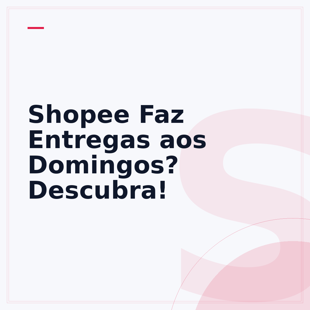 Shopee Faz Entregas aos Domingos? Descubra!