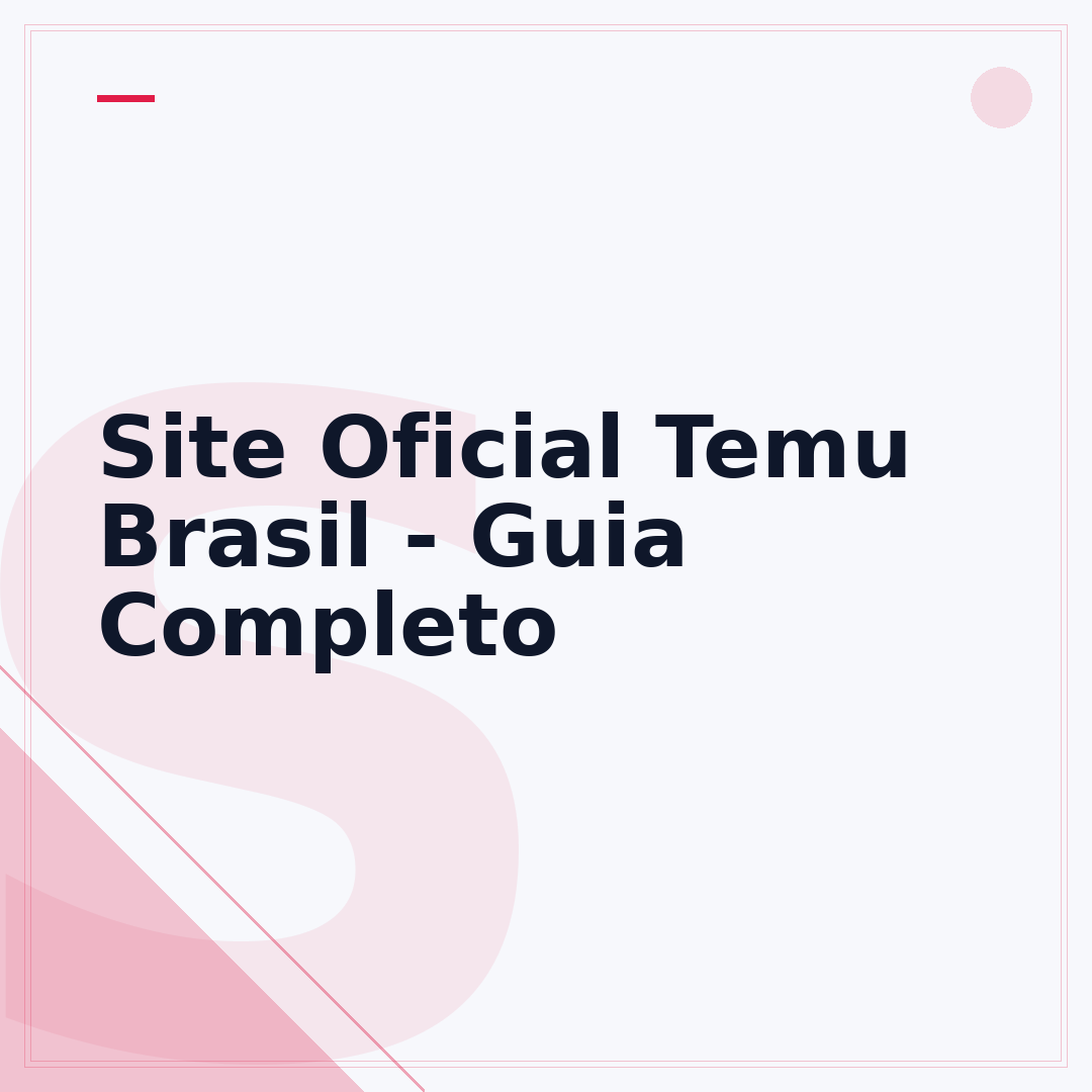Site Oficial Temu Brasil - Guia Completo