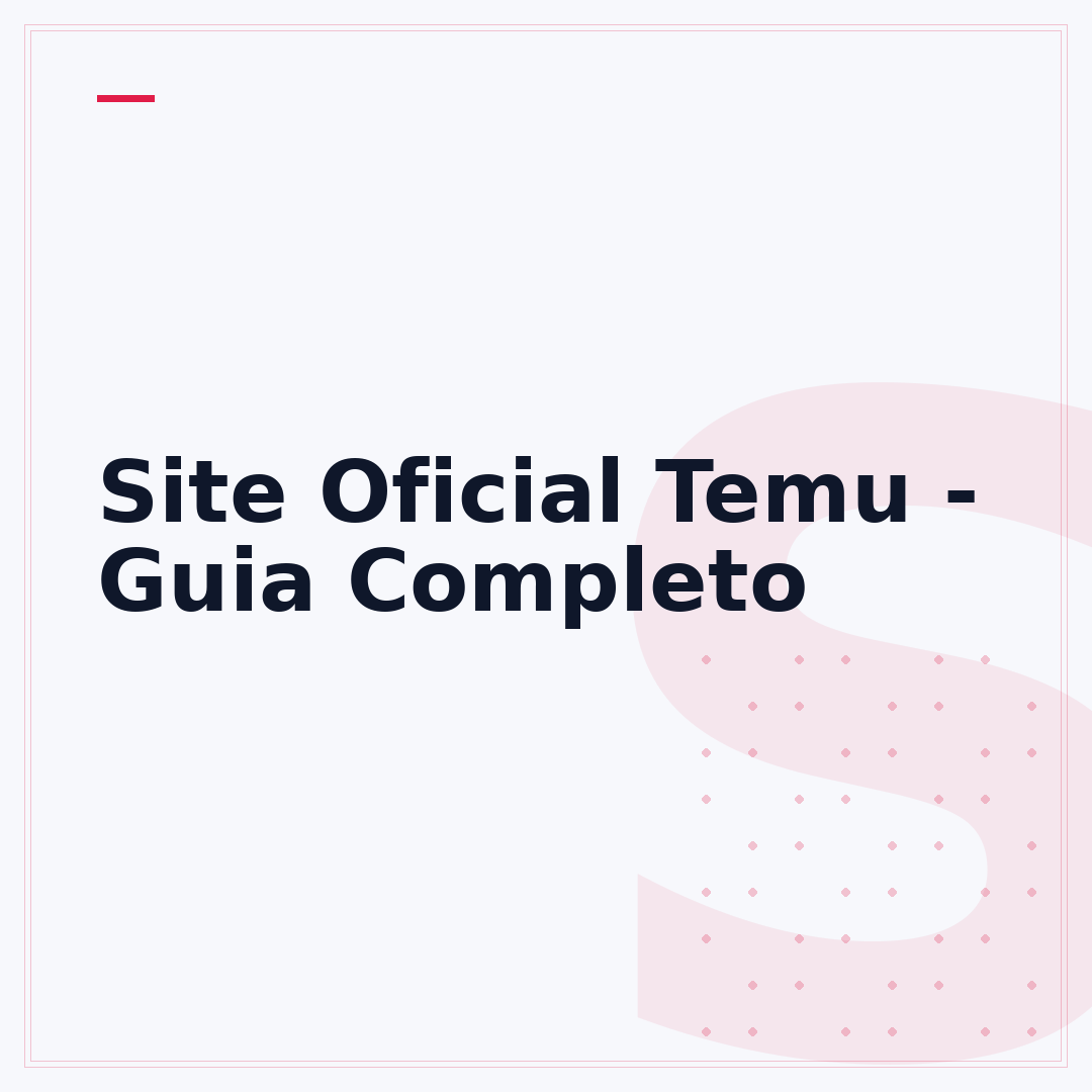 Site Oficial Temu - Guia Completo