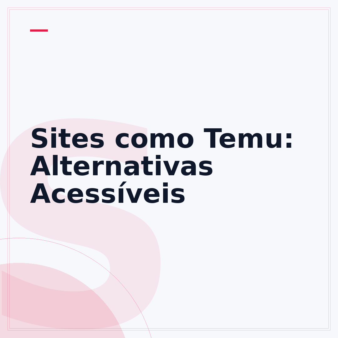 Sites como Temu: Alternativas Acessíveis