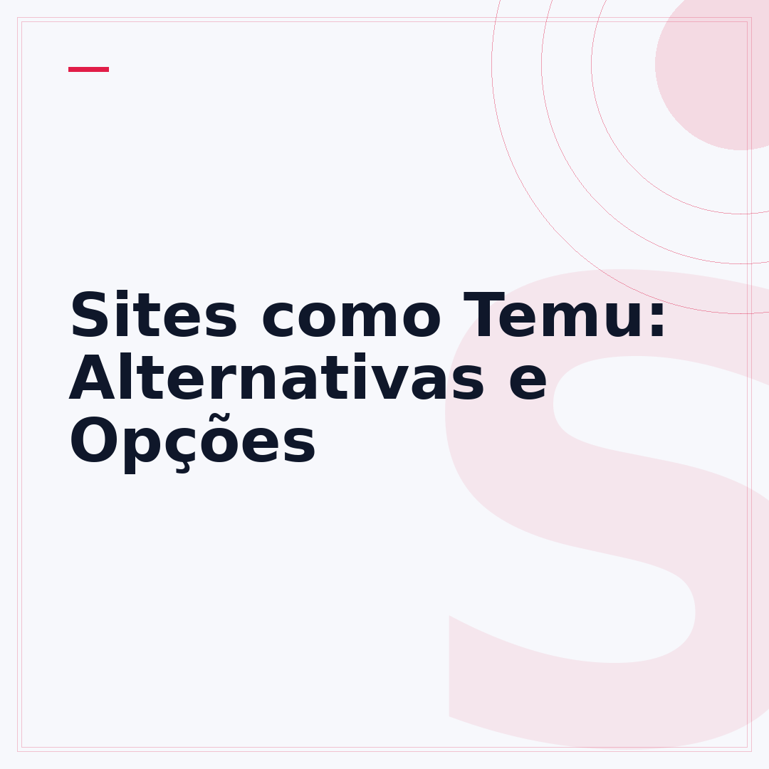 Sites como Temu: Alternativas e Opções