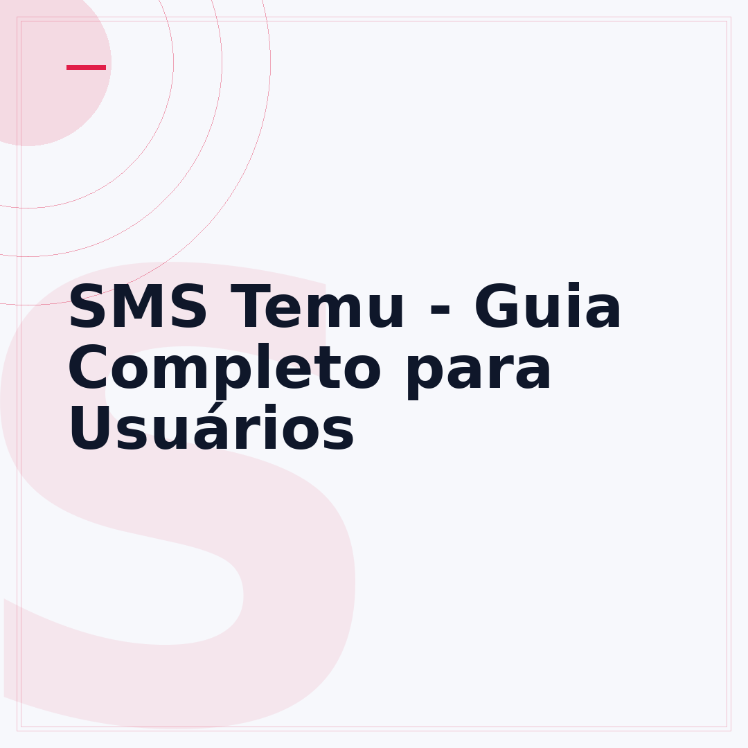 SMS Temu - Guia Completo para Usuários