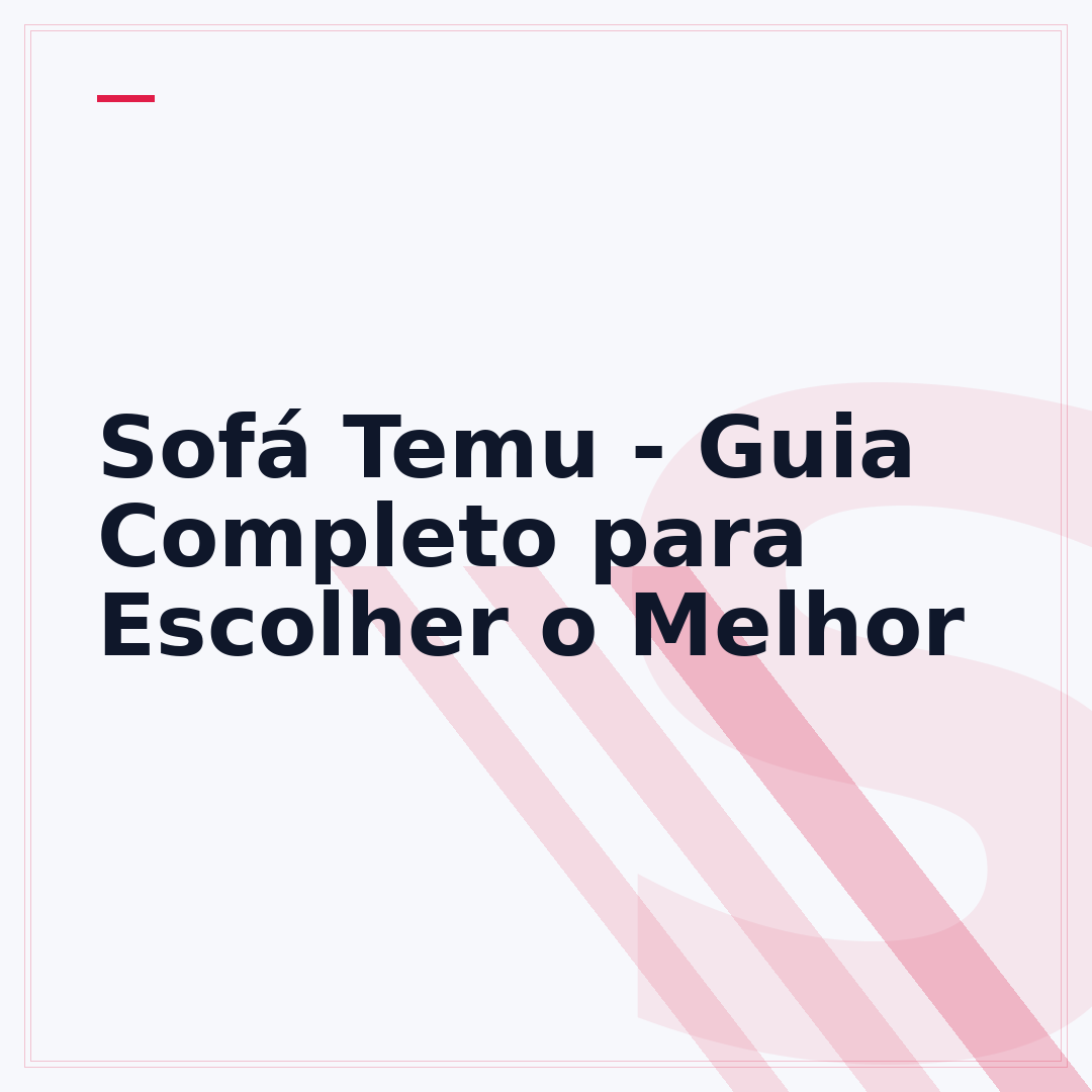 Sofá Temu - Guia Completo para Escolher o Melhor