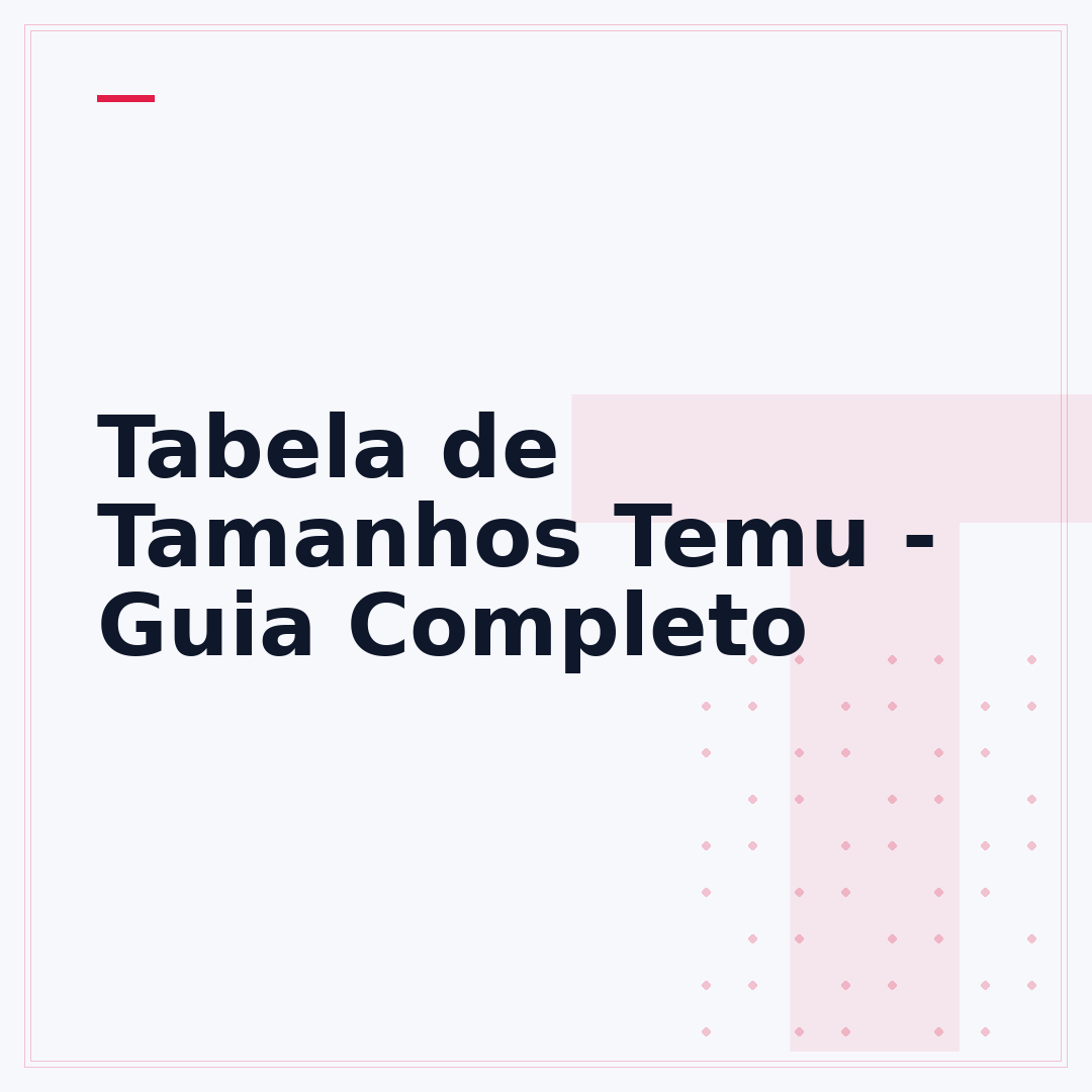 Tabela de Tamanhos Temu - Guia Completo