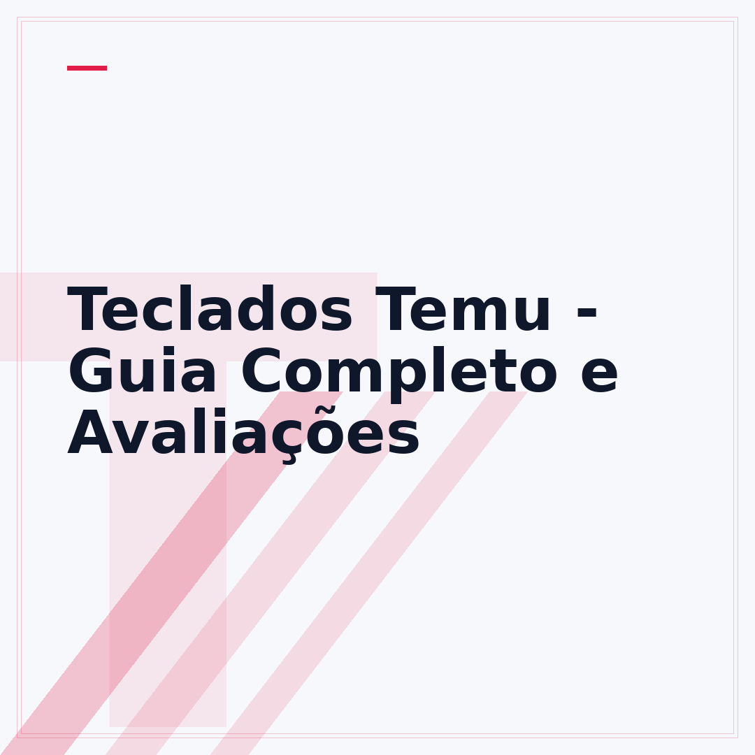 Teclados Temu - Guia Completo e Avaliações