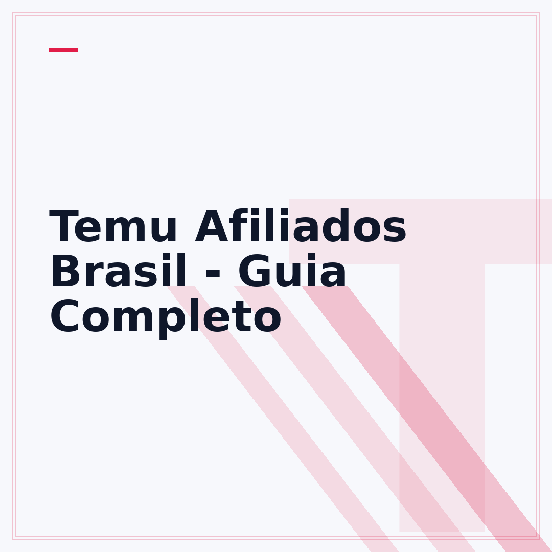 Temu Afiliados Brasil - Guia Completo