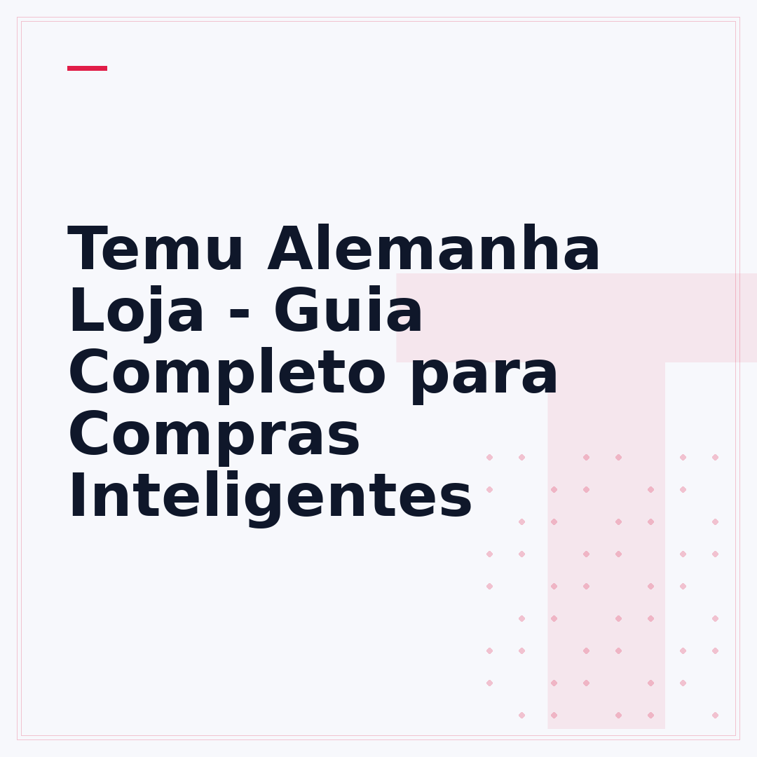 Temu Alemanha Loja - Guia Completo para Compras Inteligentes
