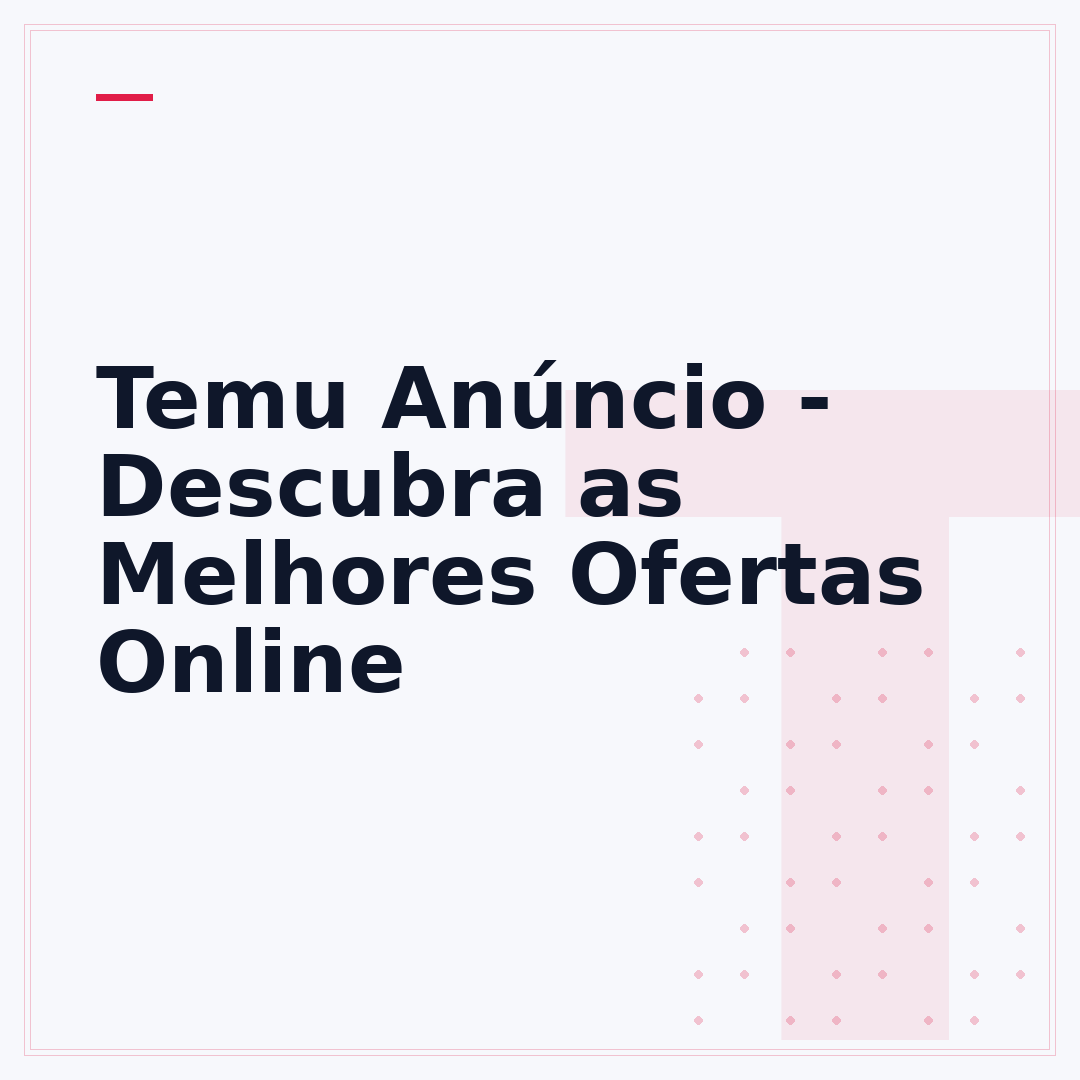 Temu Anúncio - Descubra as Melhores Ofertas Online