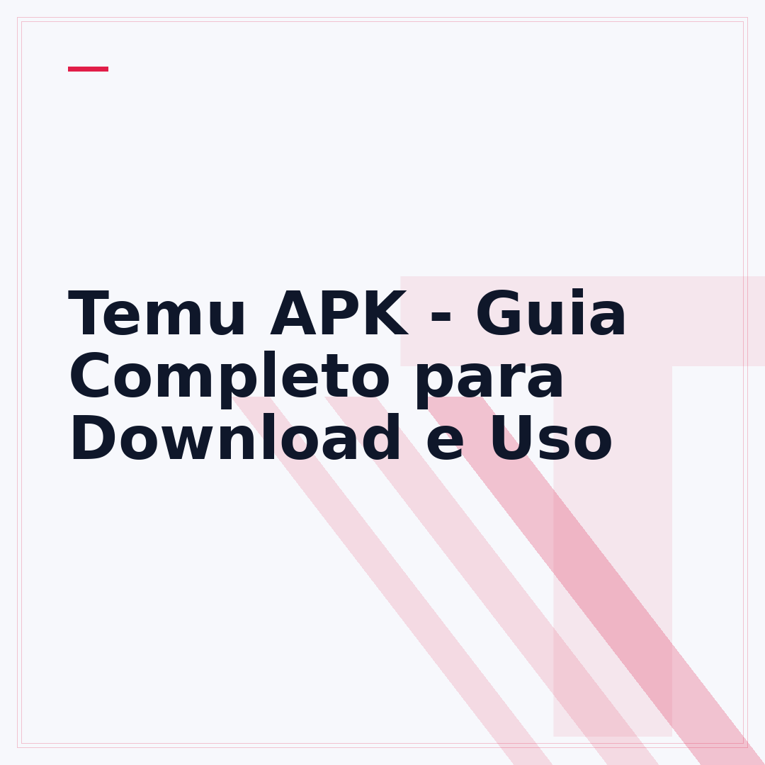 Temu APK - Guia Completo para Download e Uso