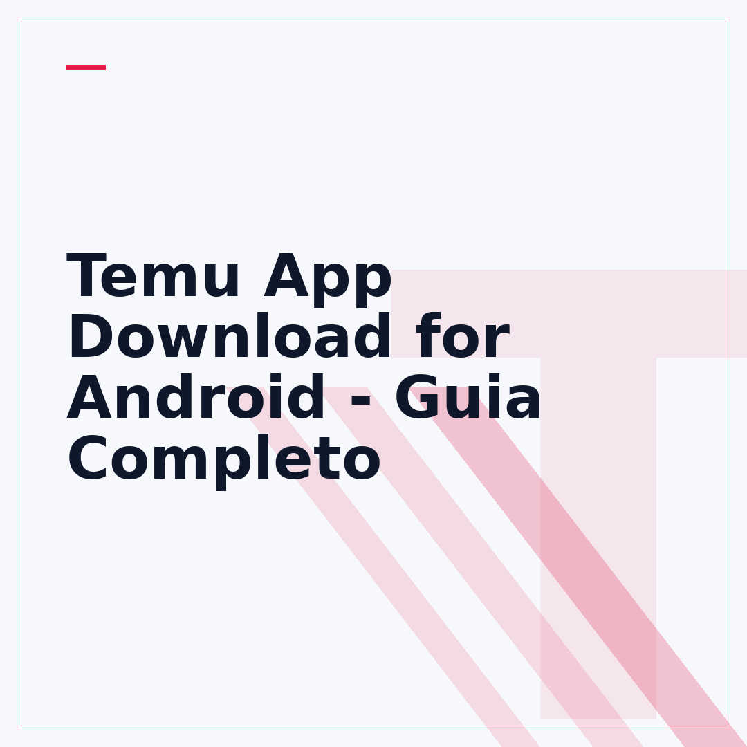 Temu App Download for Android - Guia Completo