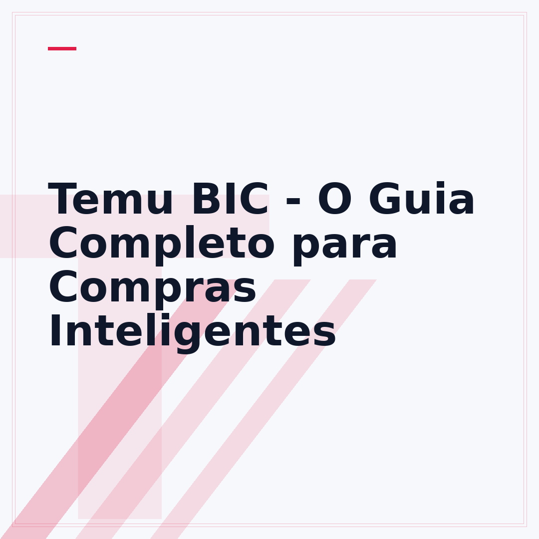Temu BIC - O Guia Completo para Compras Inteligentes