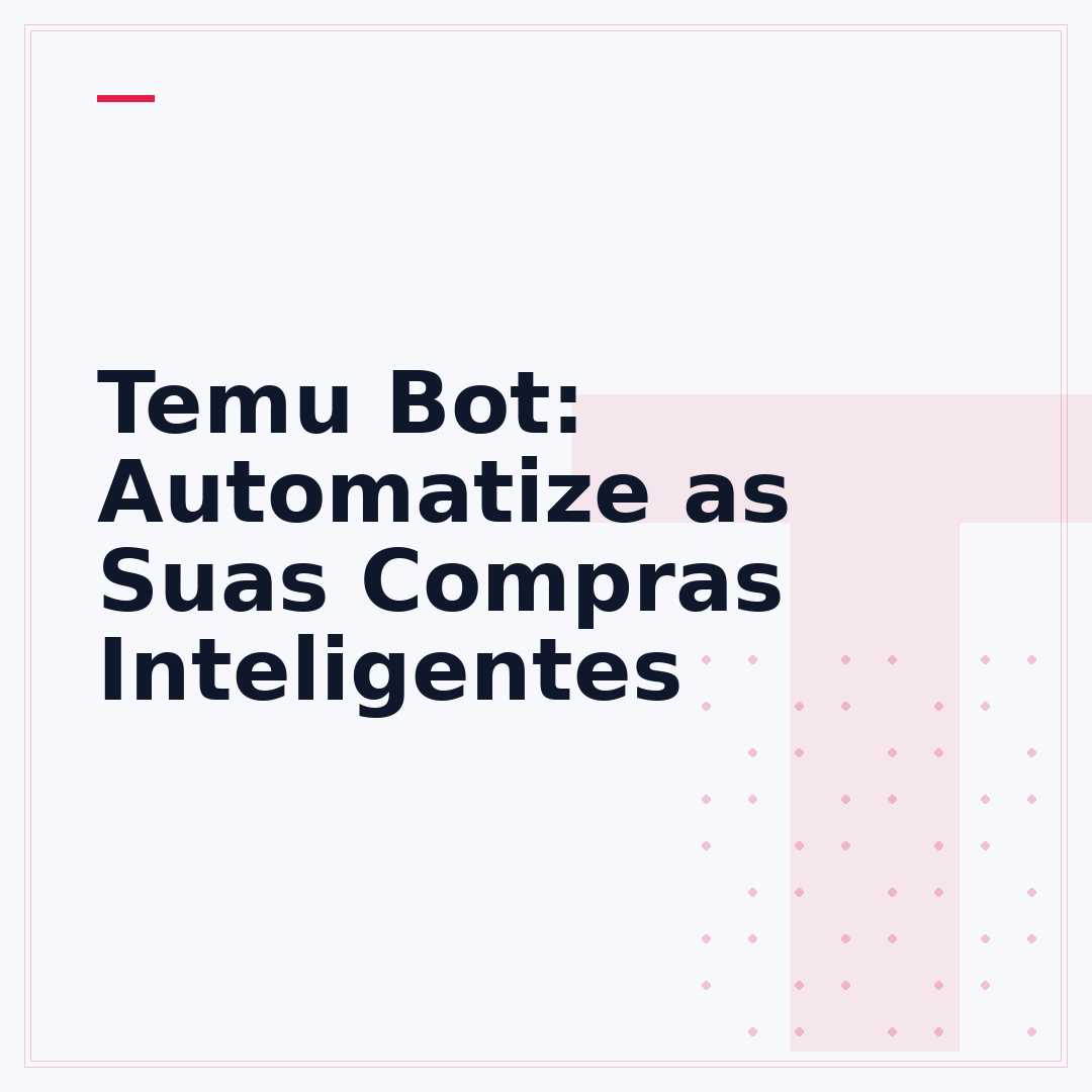 Temu Bot: Automatize as Suas Compras Inteligentes