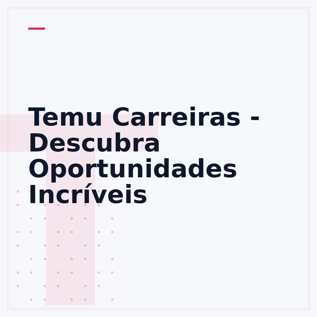 Temu Carreiras - Descubra Oportunidades Incríveis