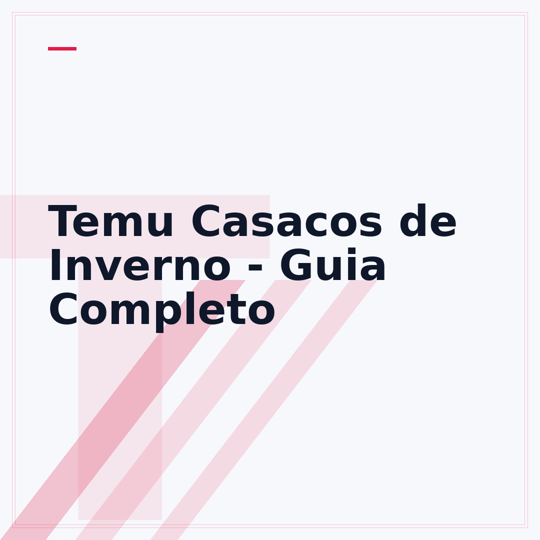 Temu Casacos de Inverno - Guia Completo