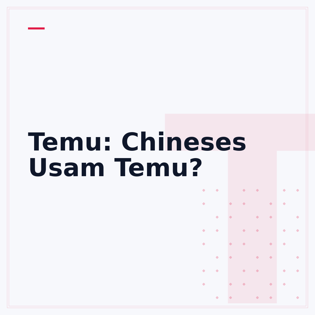 Temu: Chineses Usam Temu?