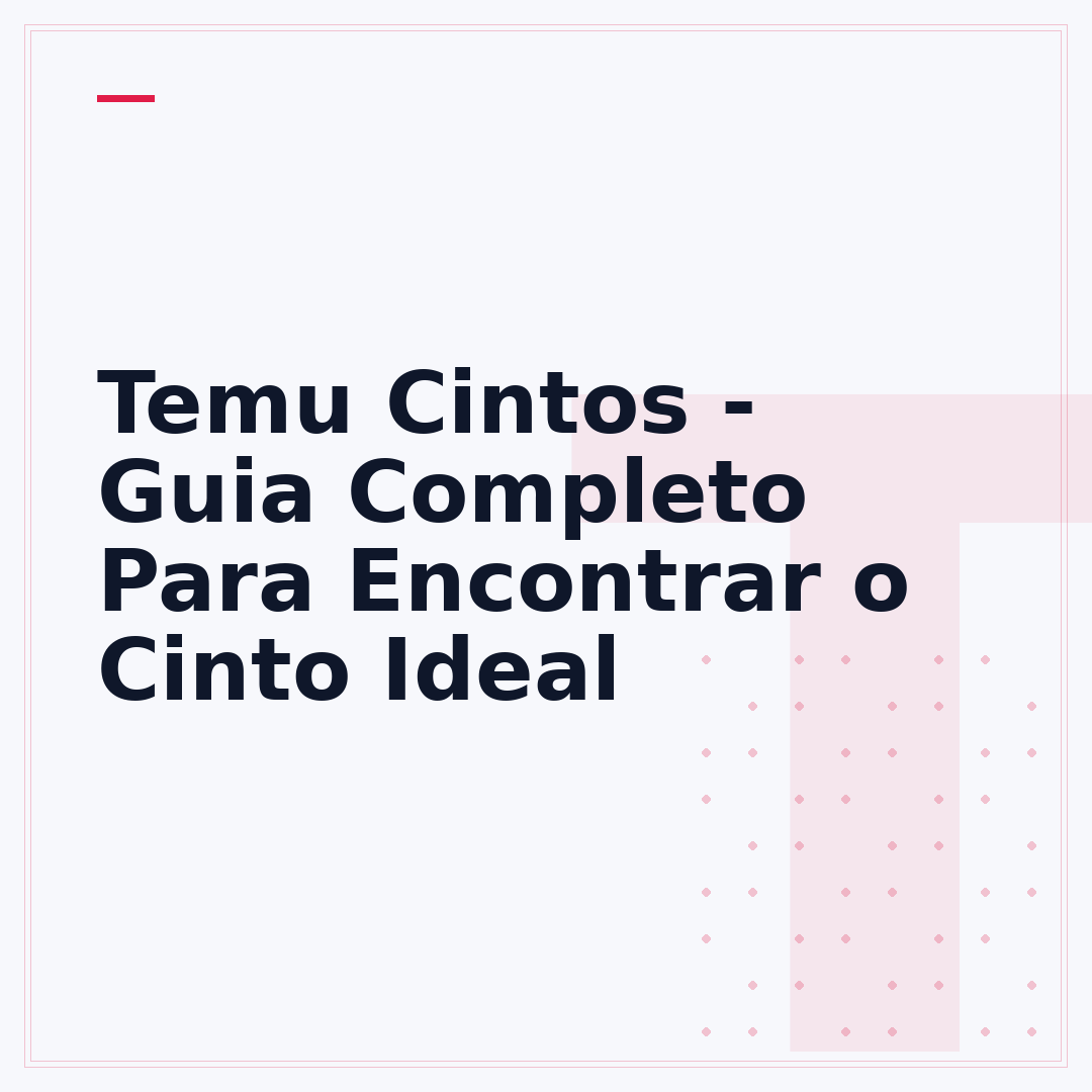 Temu Cintos - Guia Completo Para Encontrar o Cinto Ideal