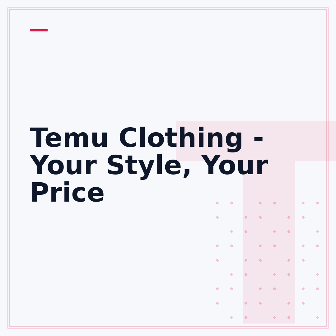 Temu Clothing - Your Style, Your Price