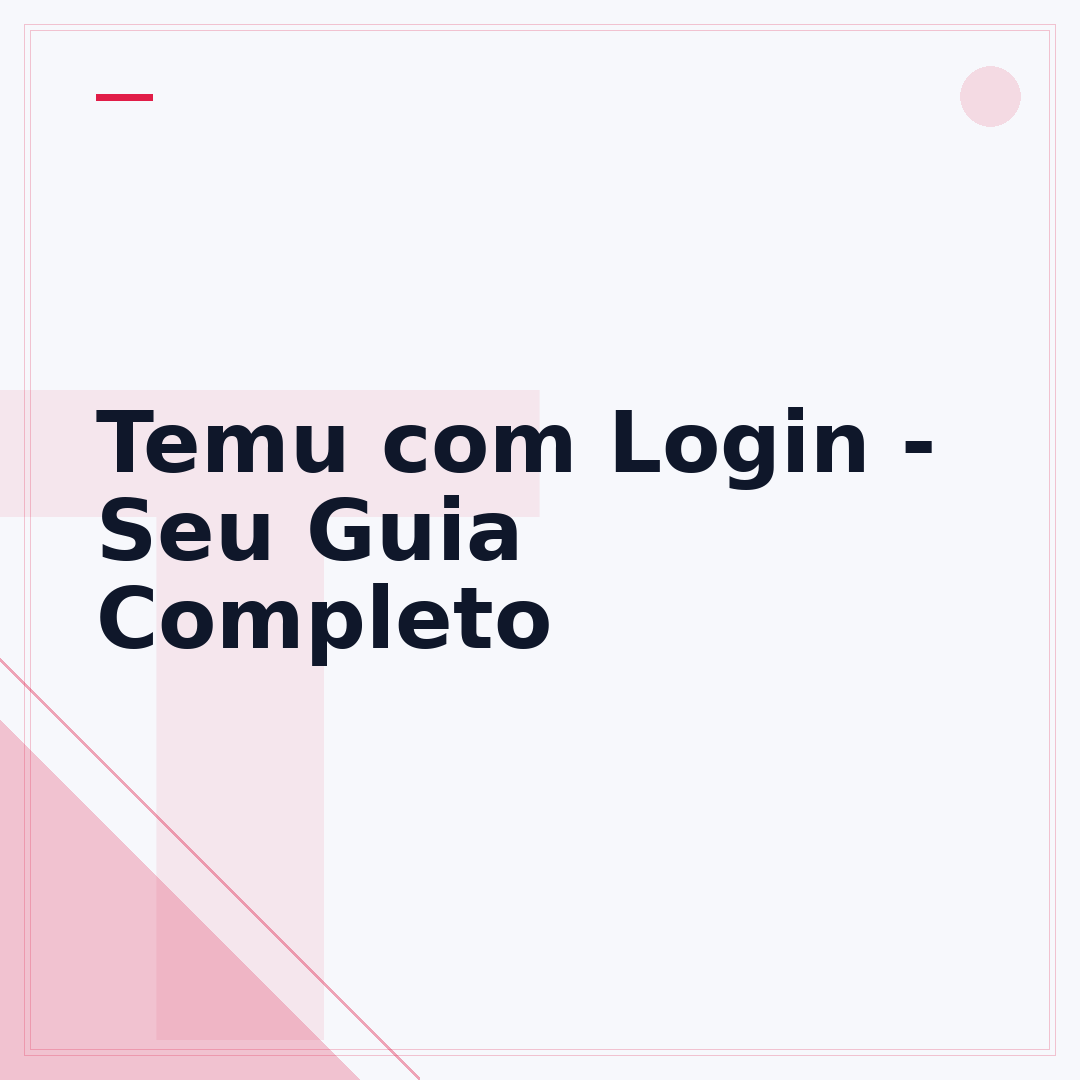 Temu com Login - Seu Guia Completo