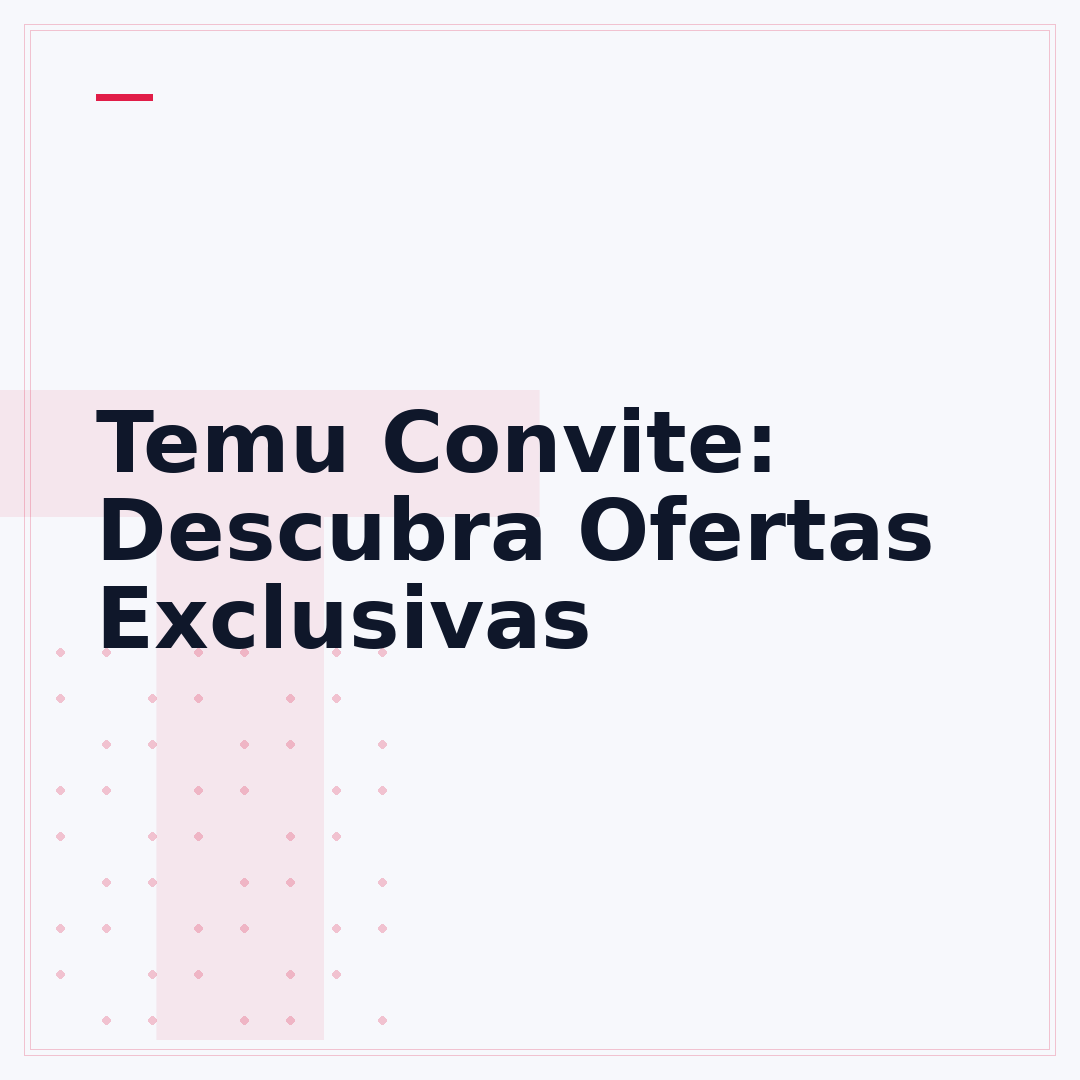 Temu Convite: Descubra Ofertas Exclusivas