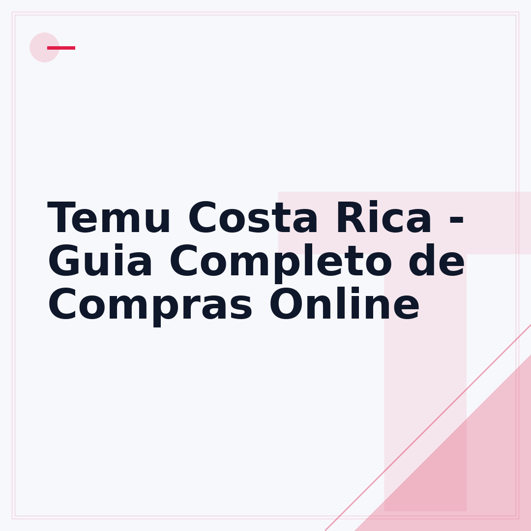 Temu Costa Rica - Guia Completo de Compras Online