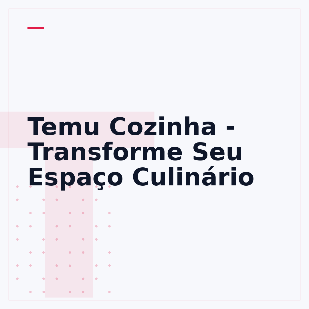 Temu Cozinha - Transforme Seu Espaço Culinário