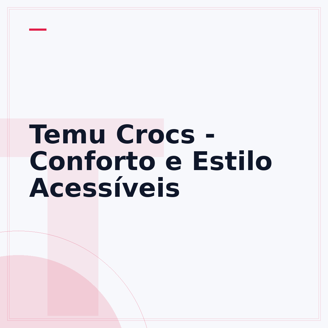Temu Crocs - Conforto e Estilo Acessíveis