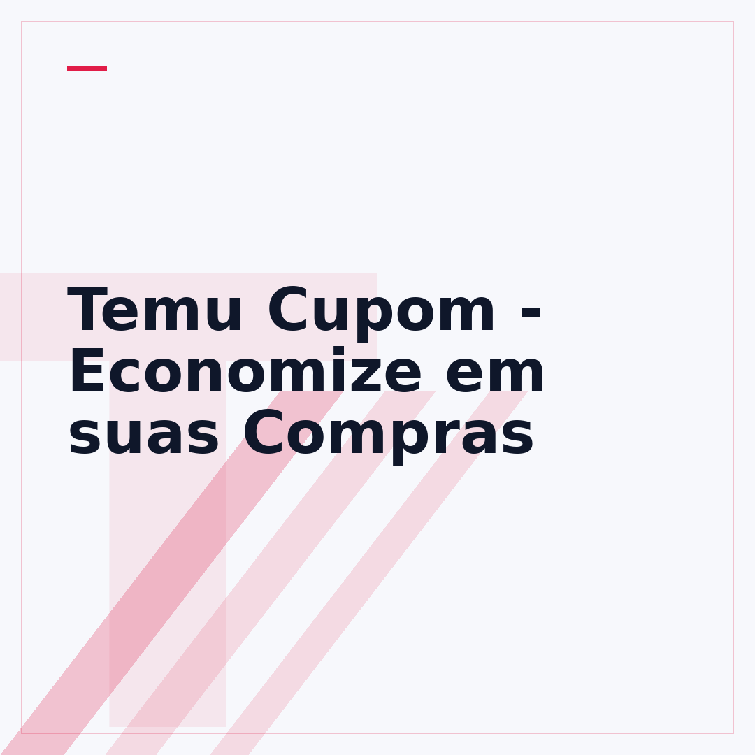 Temu Cupom - Economize em suas Compras
