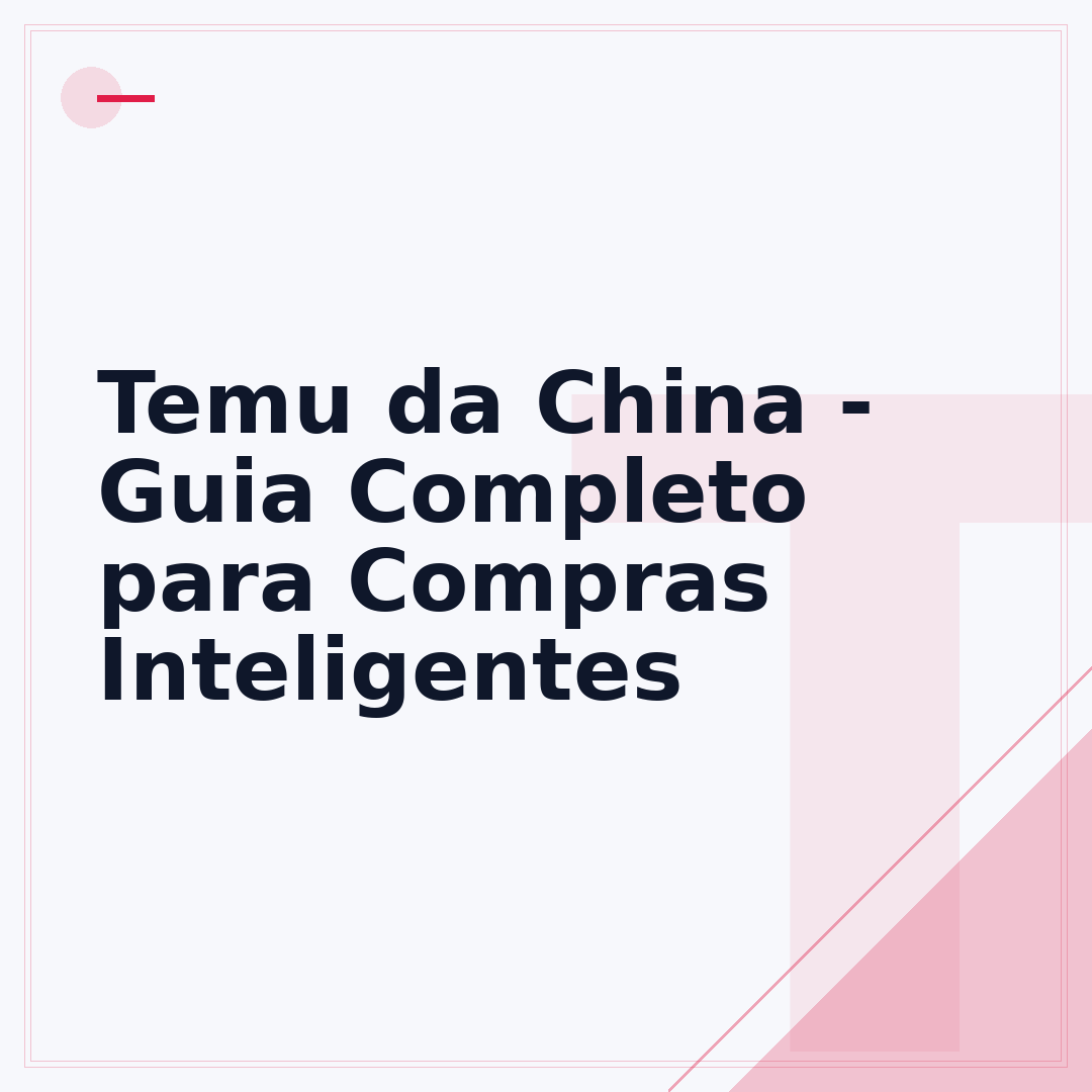 Temu da China - Guia Completo para Compras Inteligentes