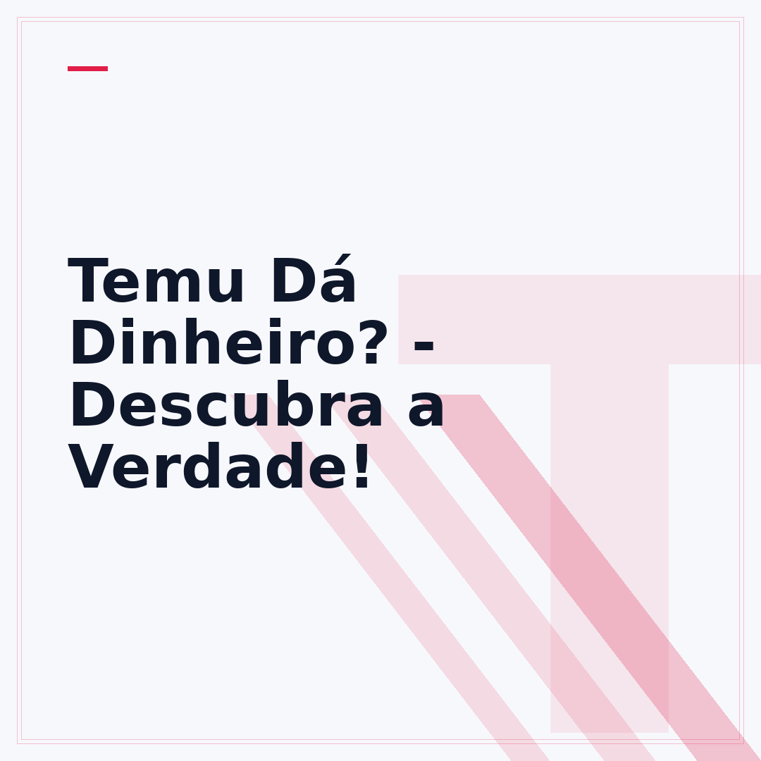 Temu Dá Dinheiro? - Descubra a Verdade!
