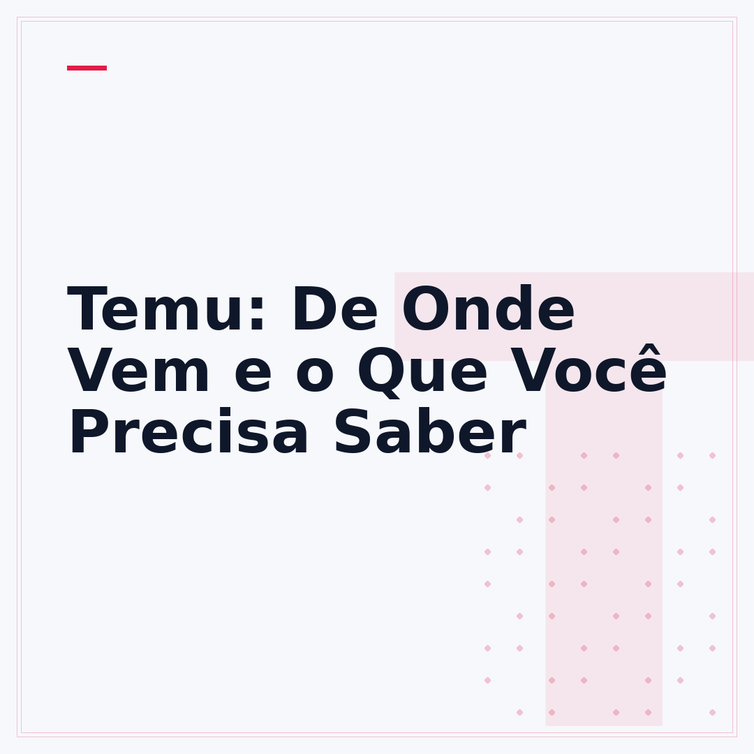 Temu: De Onde Vem e o Que Você Precisa Saber