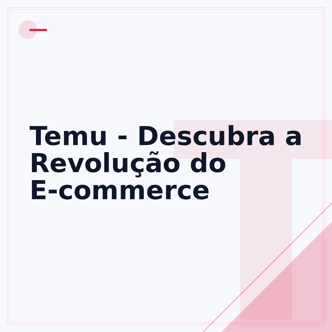 Temu - Descubra a Revolução do E-commerce