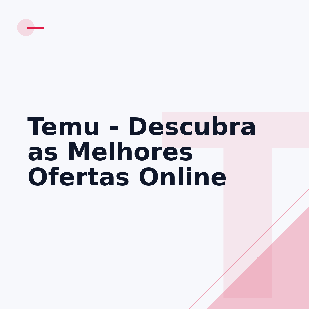 Temu - Descubra as Melhores Ofertas Online