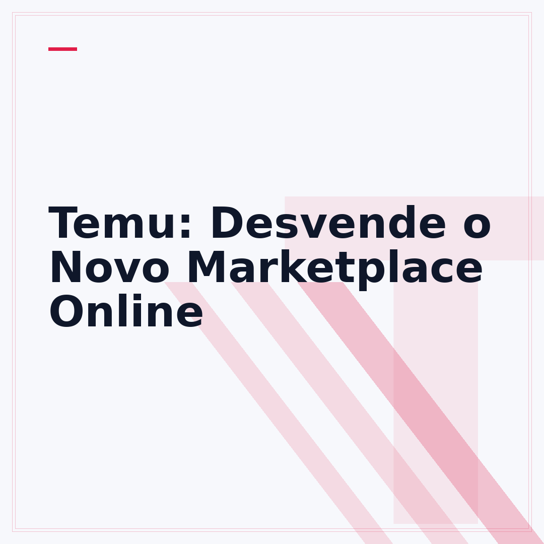 Temu: Desvende o Novo Marketplace Online