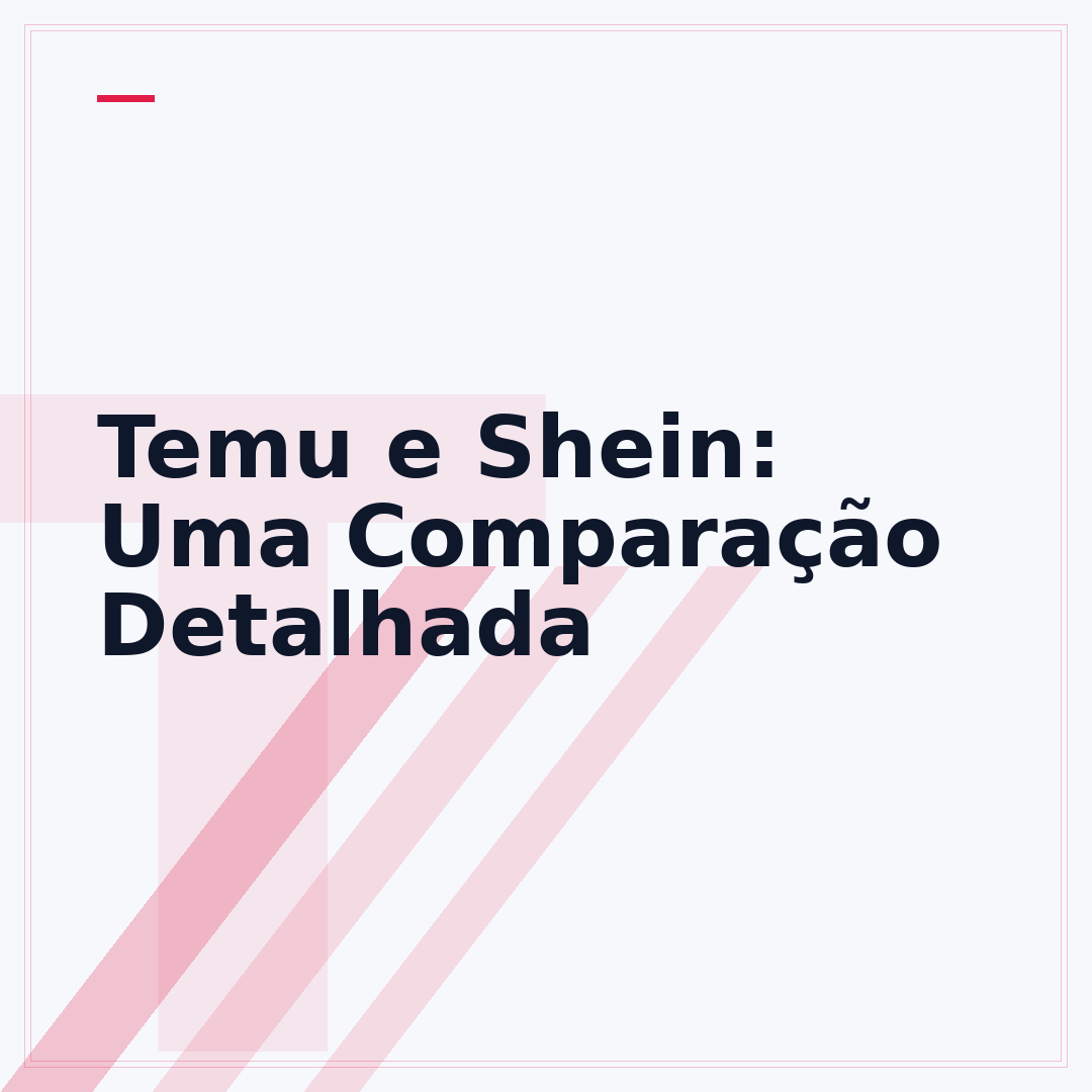 Temu e Shein: Uma Comparação Detalhada