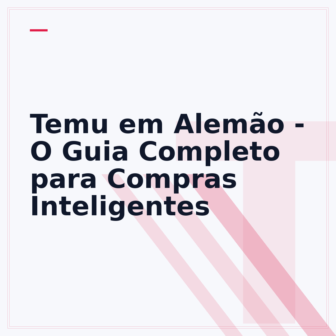 Temu em Alemão - O Guia Completo para Compras Inteligentes