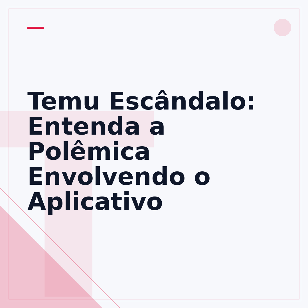 Temu Escândalo: Entenda a Polêmica Envolvendo o Aplicativo