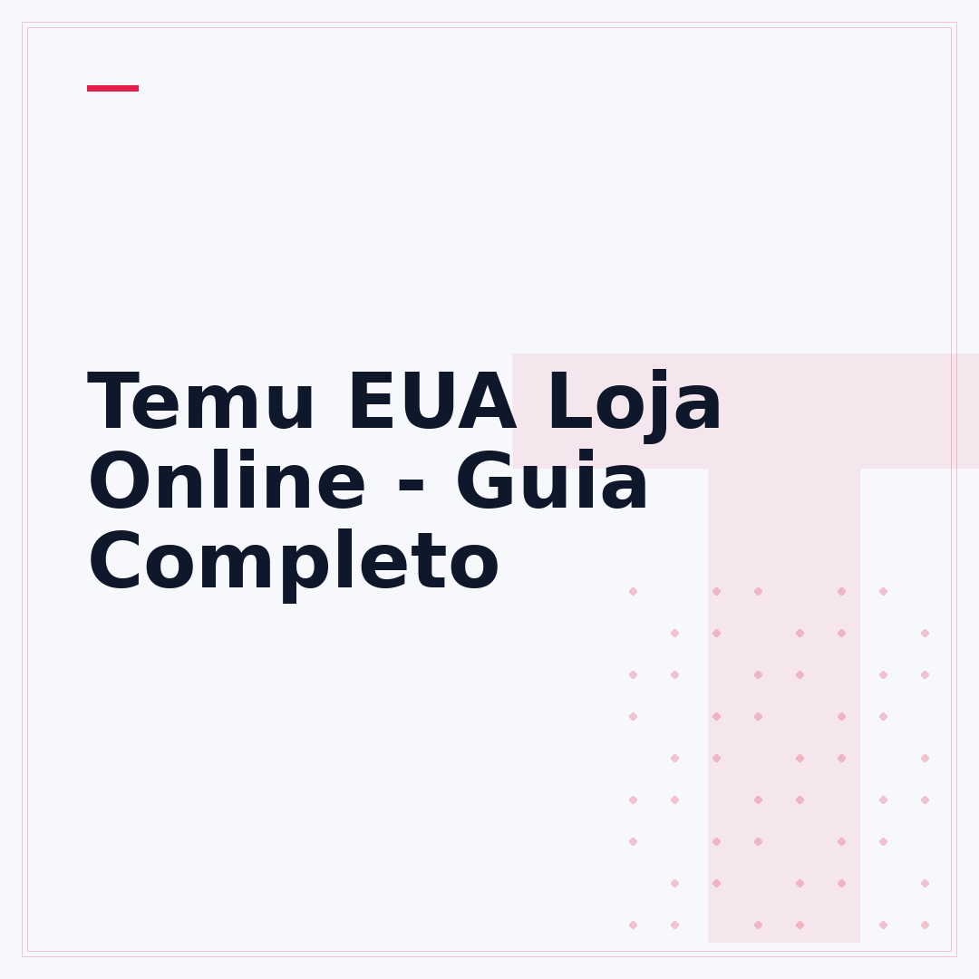 Temu EUA Loja Online - Guia Completo