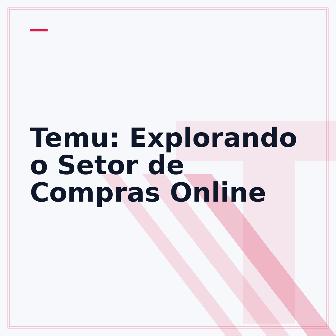 Temu: Explorando o Setor de Compras Online