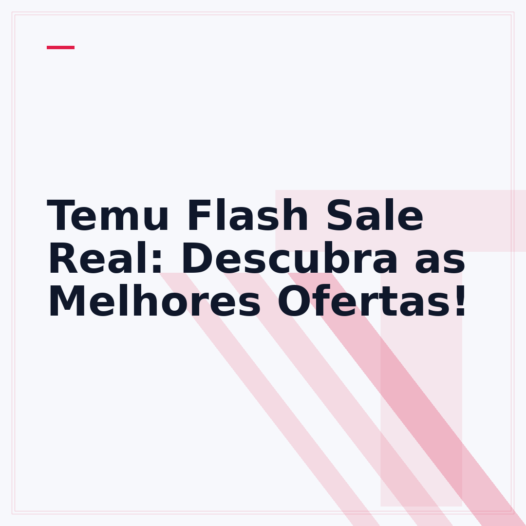 Temu Flash Sale Real: Descubra as Melhores Ofertas!