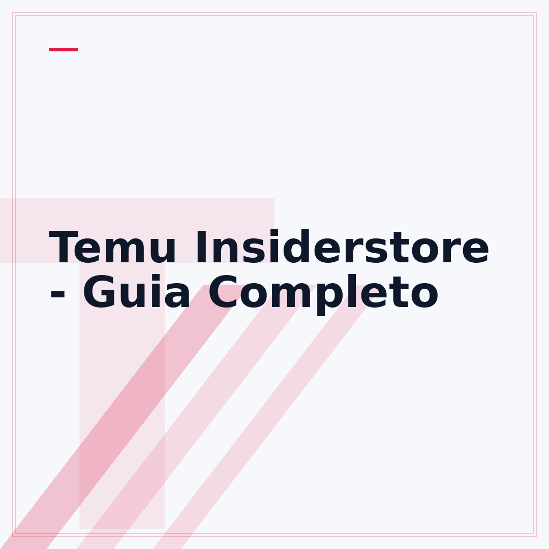 Temu Insiderstore - Guia Completo