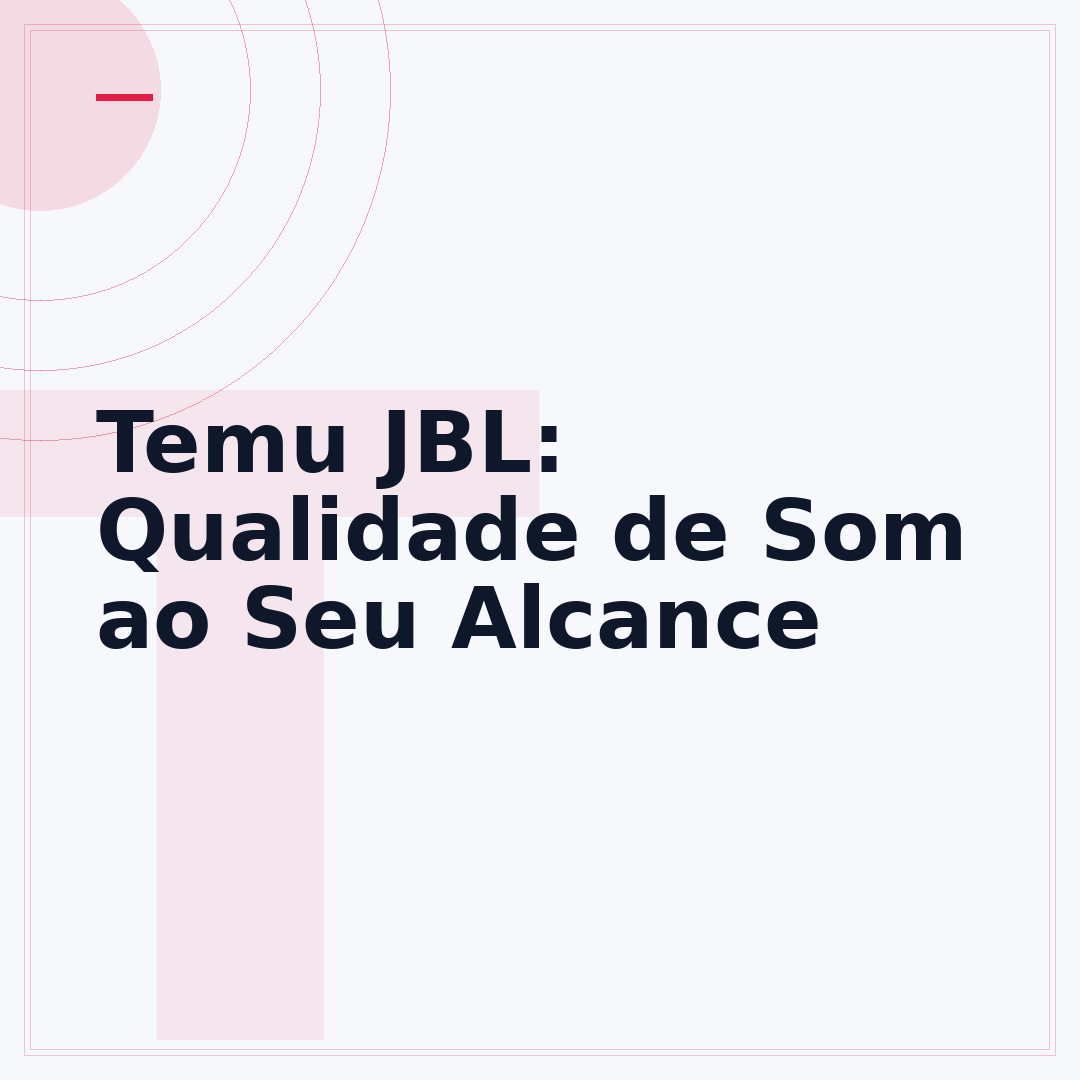 Temu JBL: Qualidade de Som ao Seu Alcance