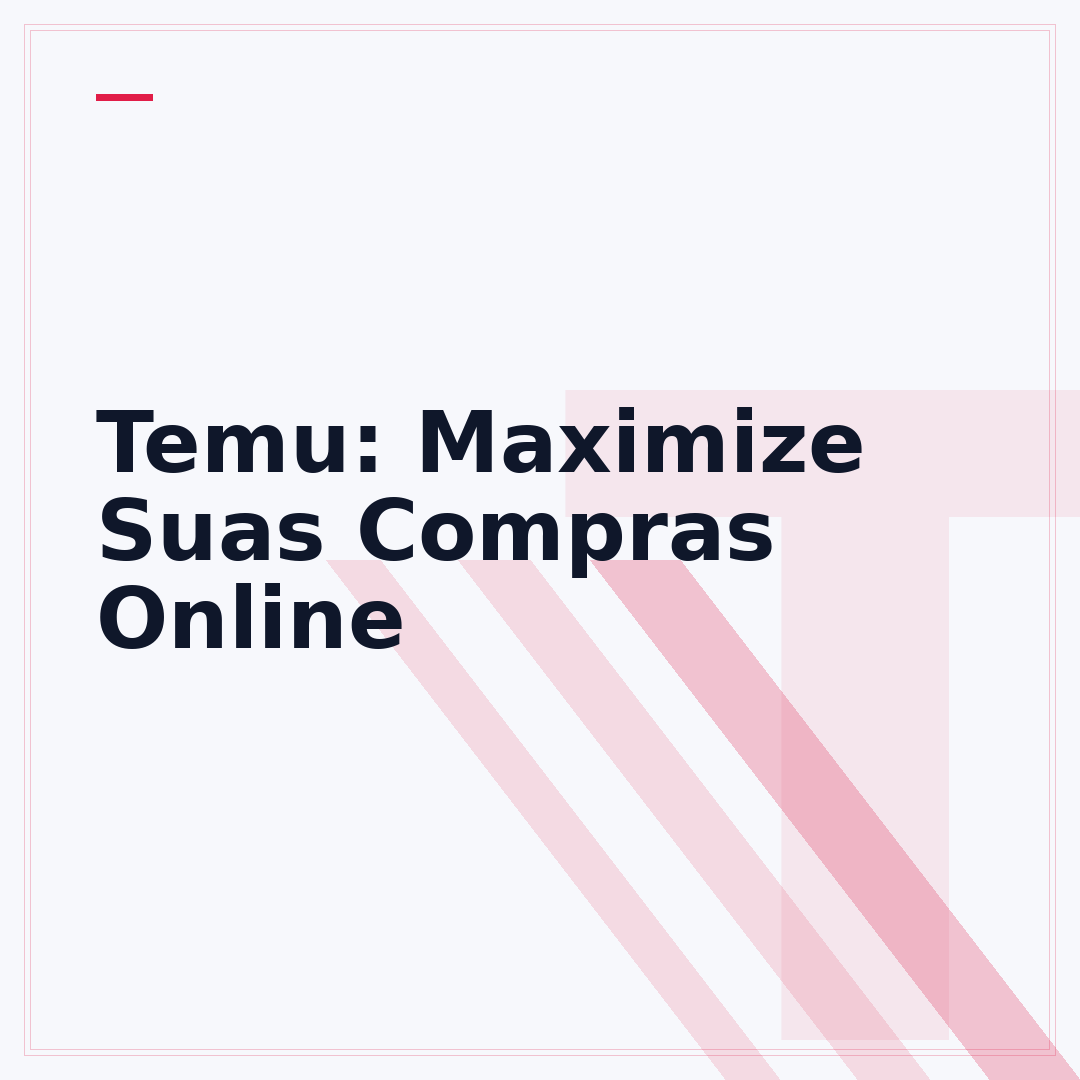 Temu: Maximize Suas Compras Online