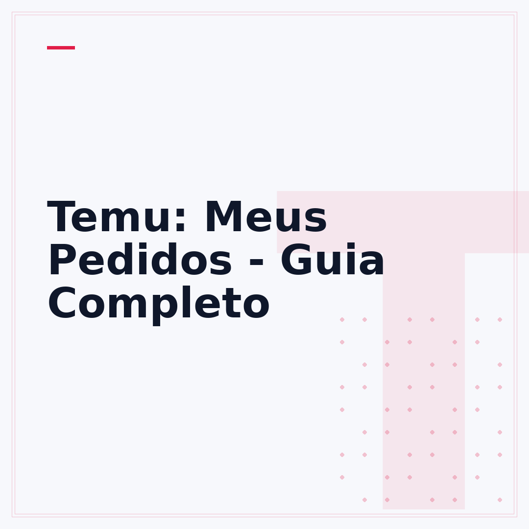 Temu: Meus Pedidos - Guia Completo