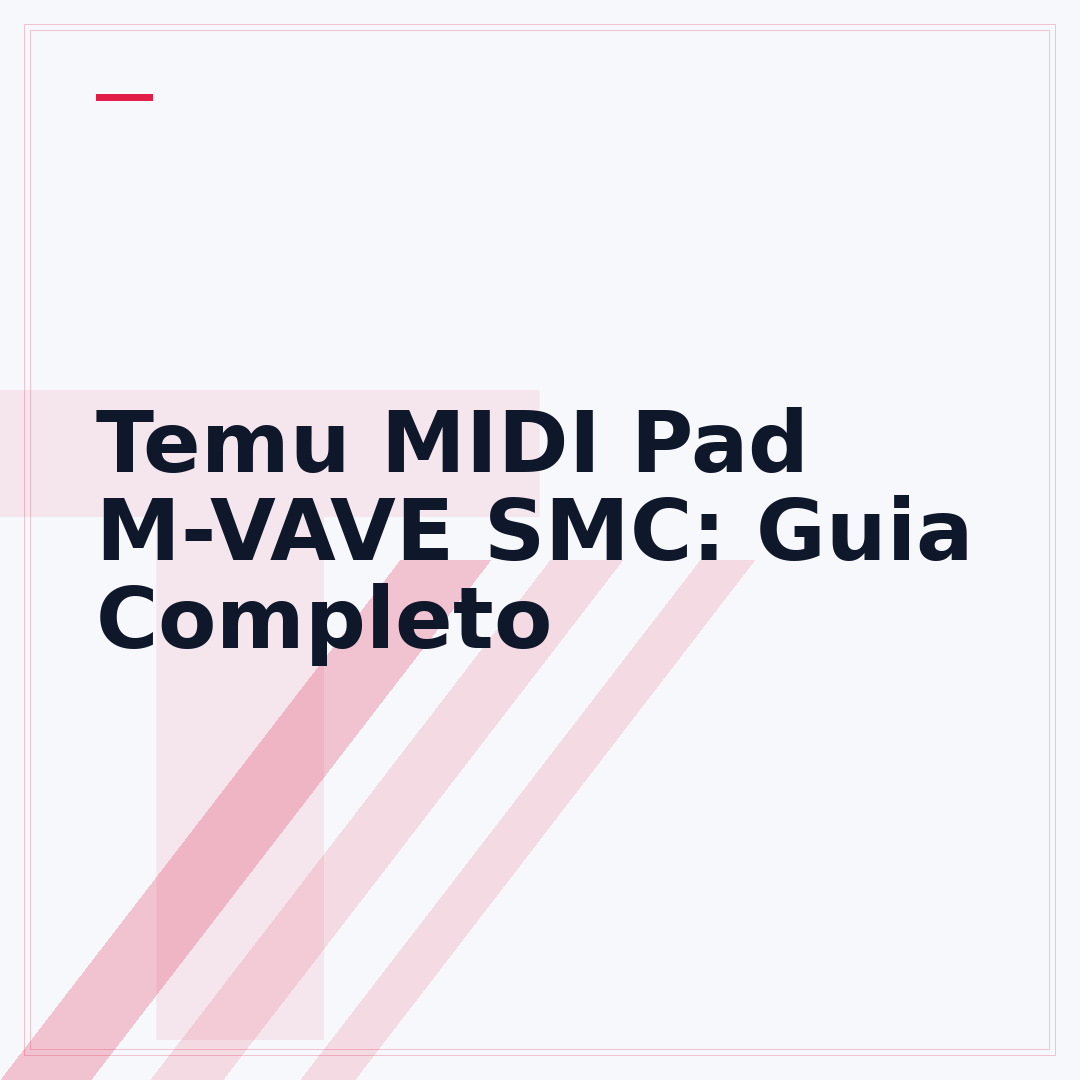 Temu MIDI Pad M-VAVE SMC: Guia Completo