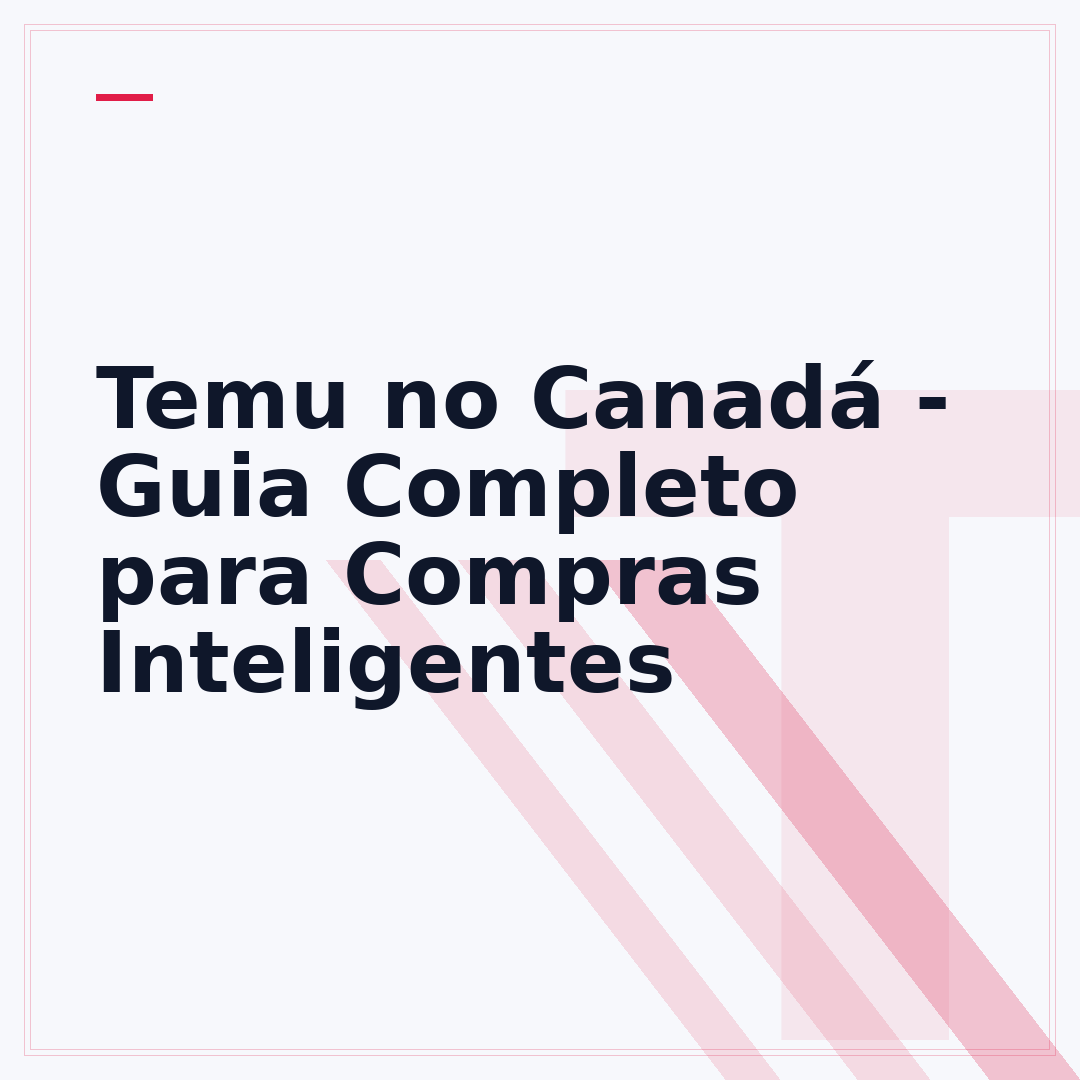 Temu no Canadá - Guia Completo para Compras Inteligentes