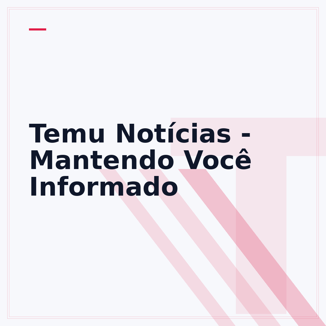 Temu Notícias - Mantendo Você Informado