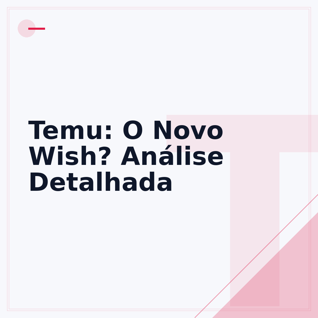 Temu: O Novo Wish? Análise Detalhada