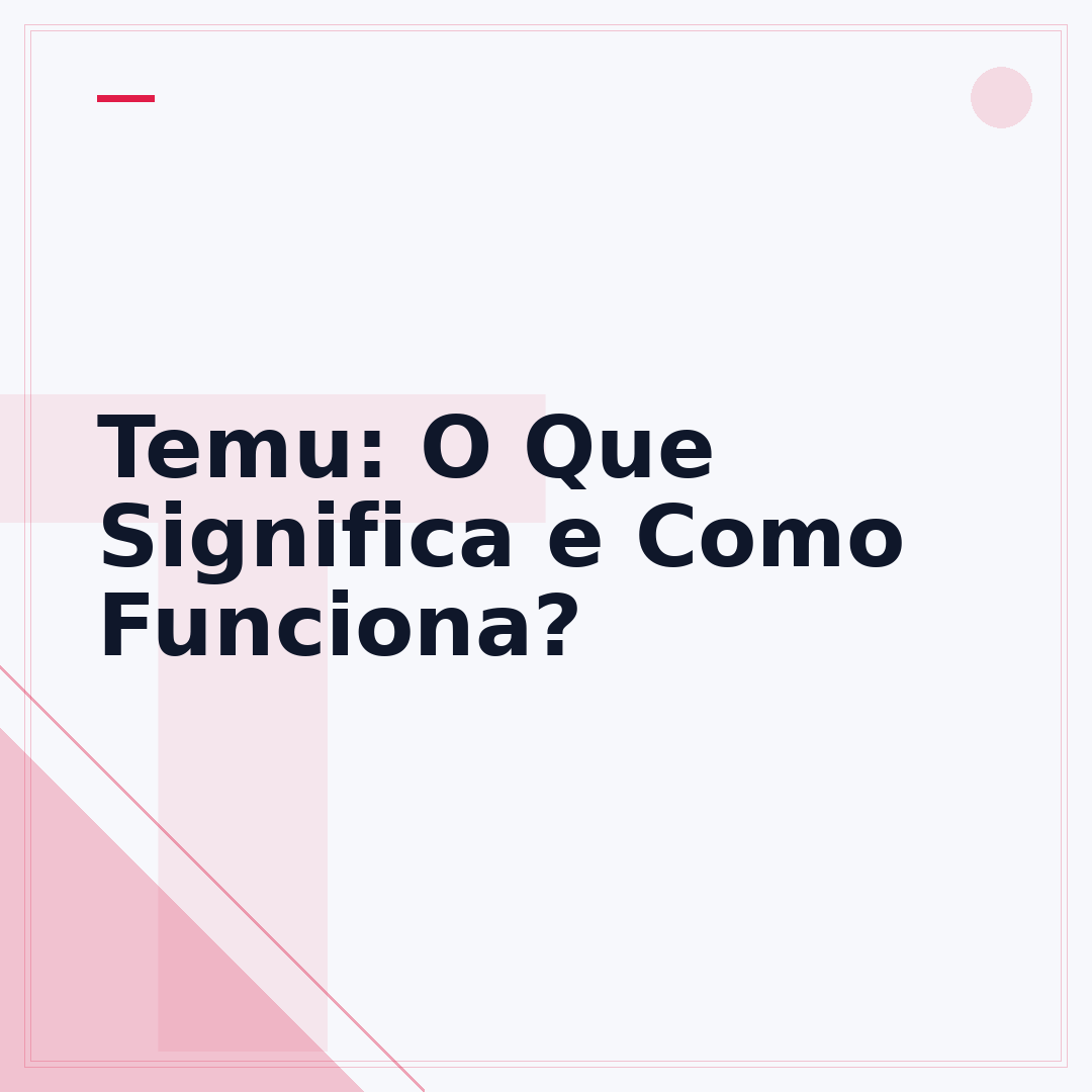 Temu: O Que Significa e Como Funciona?